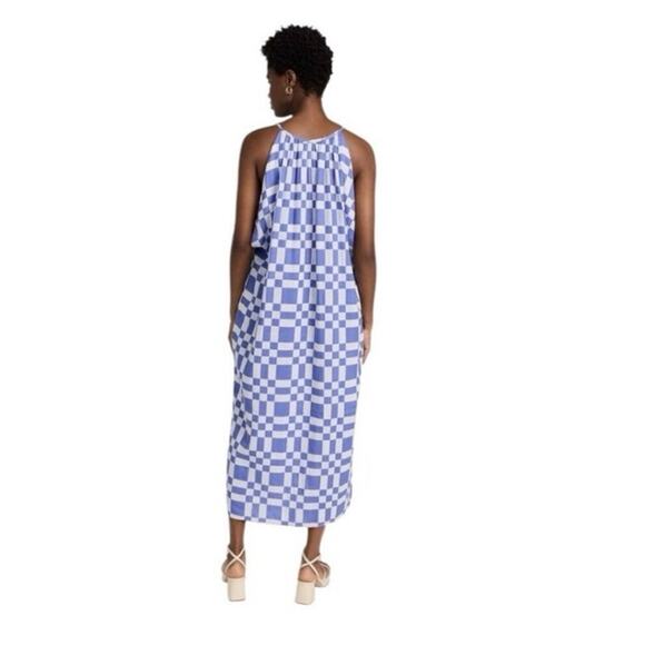 Mara Hoffman Blue & White checkered Sydney Dress Size s - Picture 3 of 9